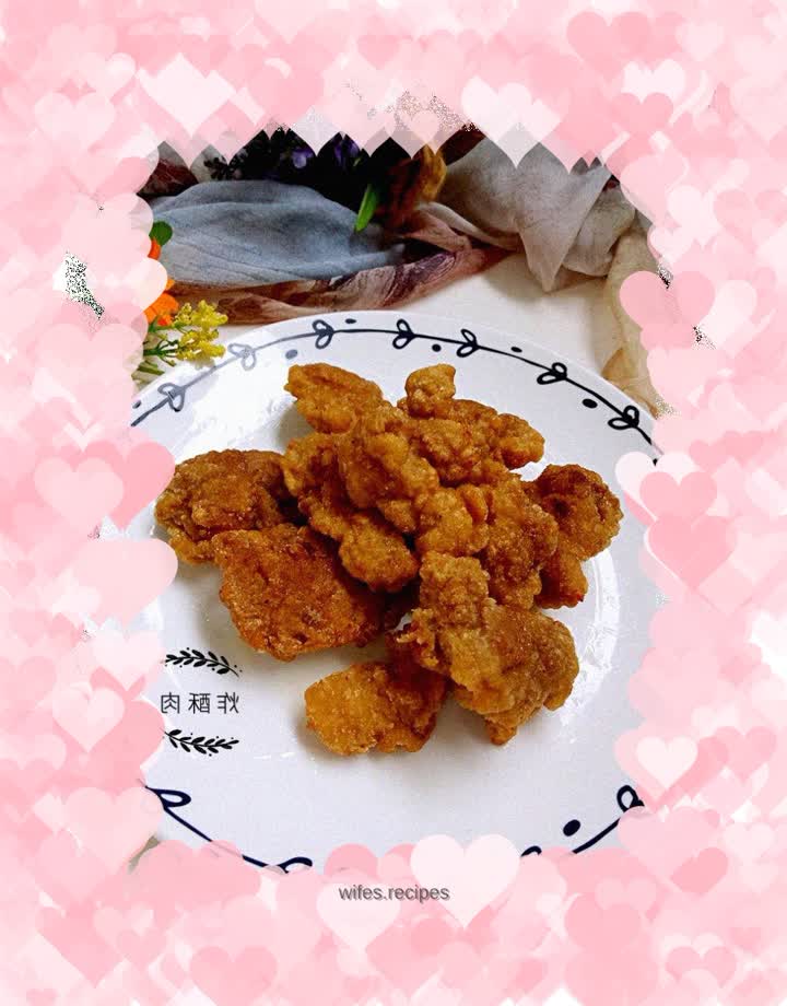 Fried crispy pork