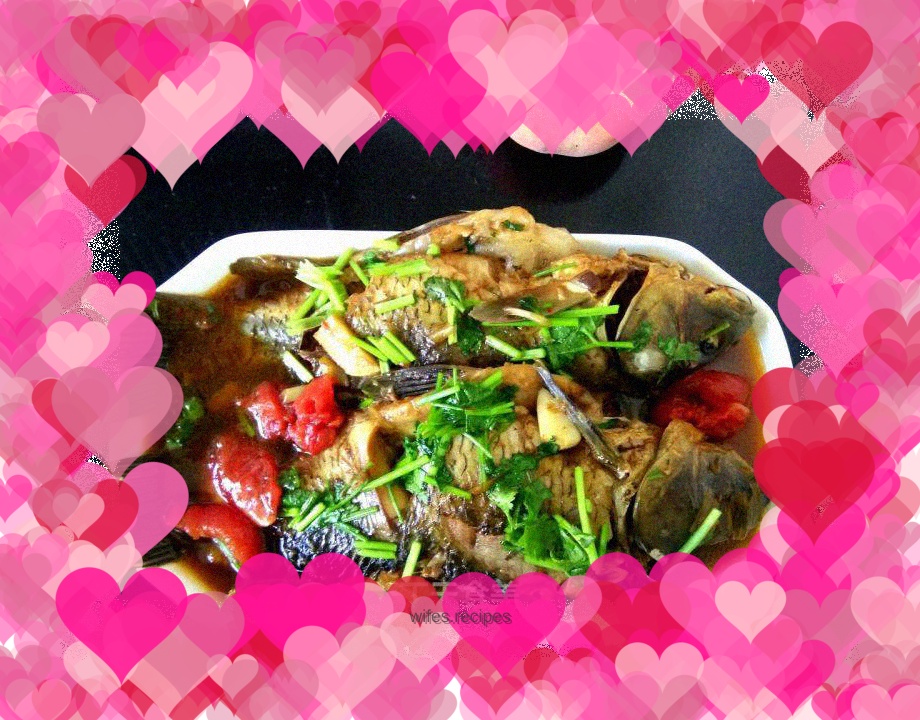 Braised crucian carp