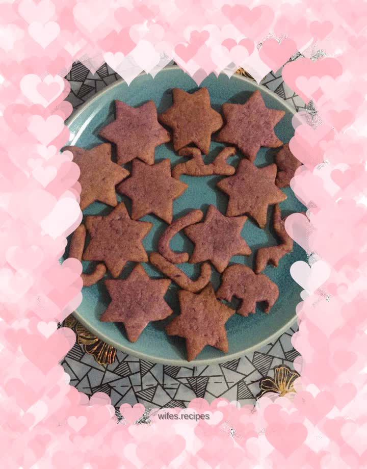 Purple sweet potato biscuits