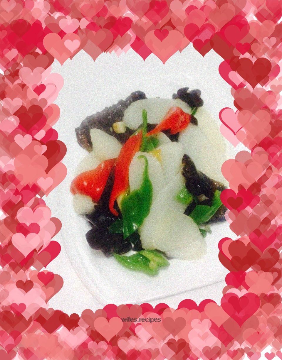 Stir-fried yam with fungus
