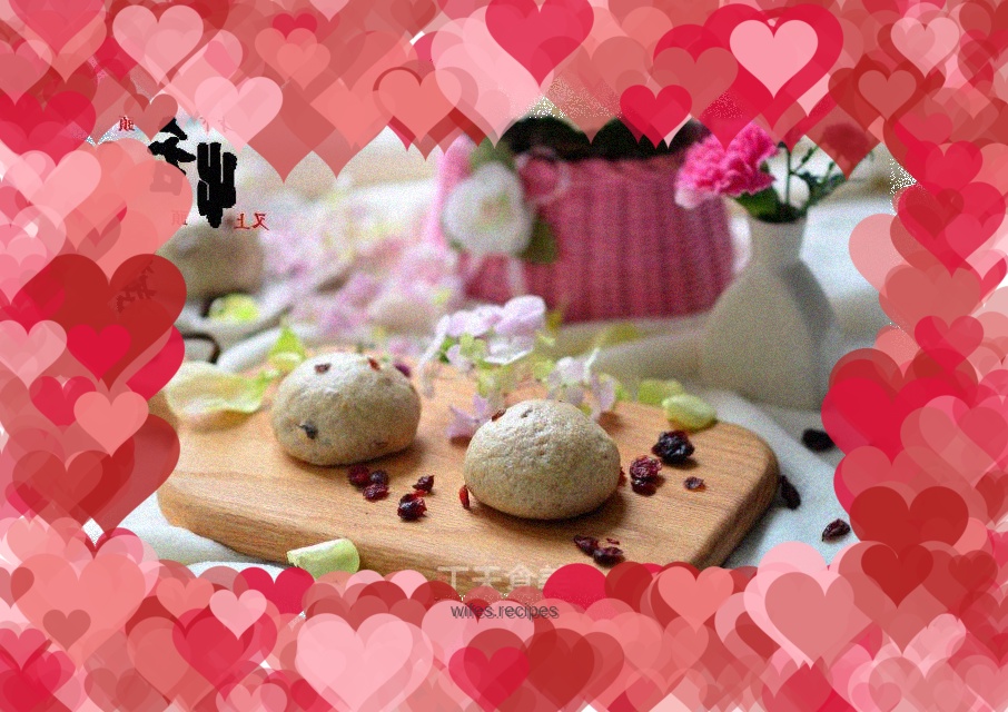 Cranberry Steamed Buns