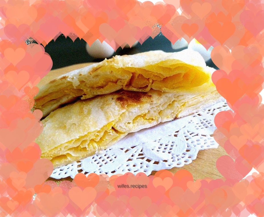 Salted egg yolk thousand layer cake