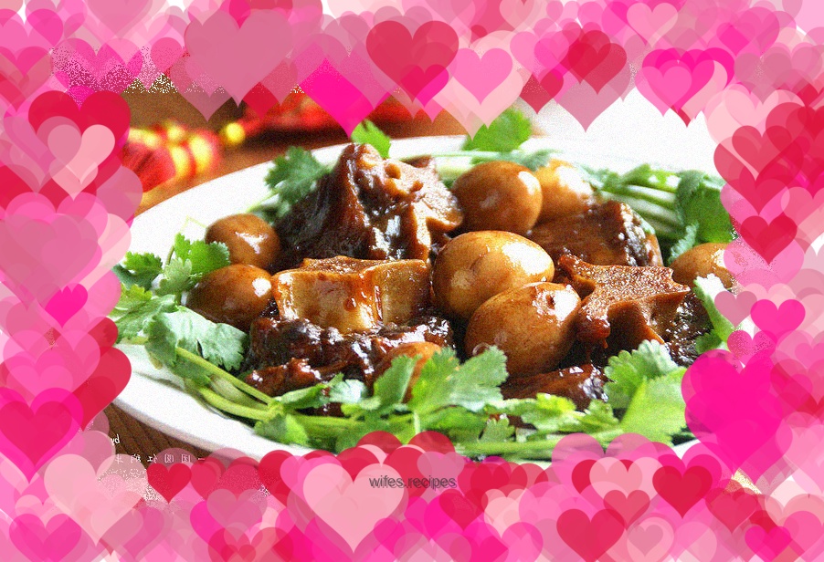 [Reunion Red Braised Ox Tail]: A healthy vegetable that complements food and medicine