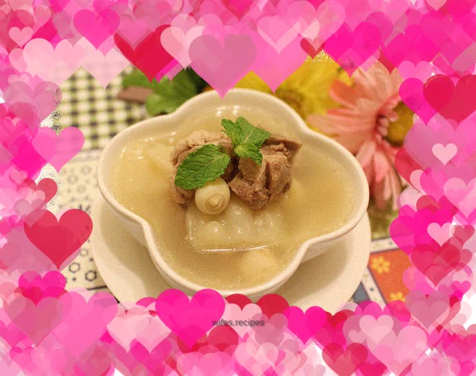 Bitter Melon Lotus Seed Pork Ribs Soup