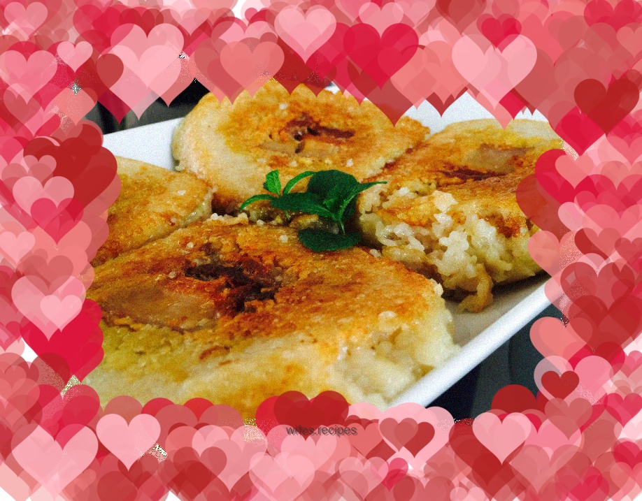 Fried rice dumplings