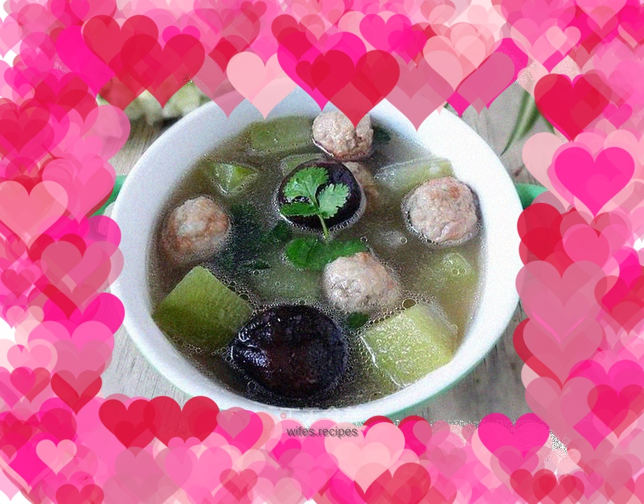 Winter Melon and Meatball Soup