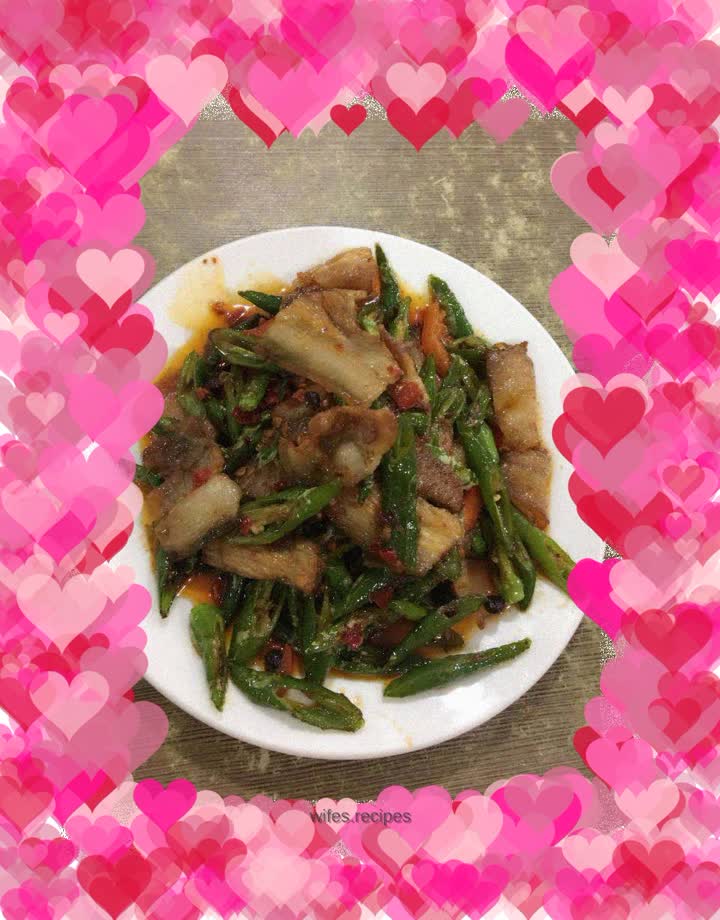 Hot pepper twice-cooked pork