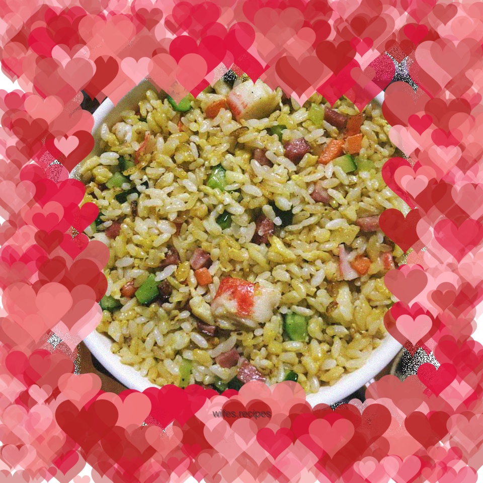 Fancy egg fried rice