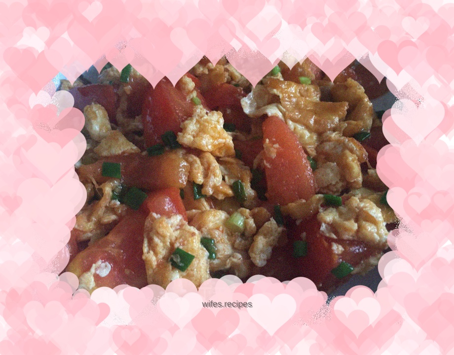 Tomato scrambled eggs