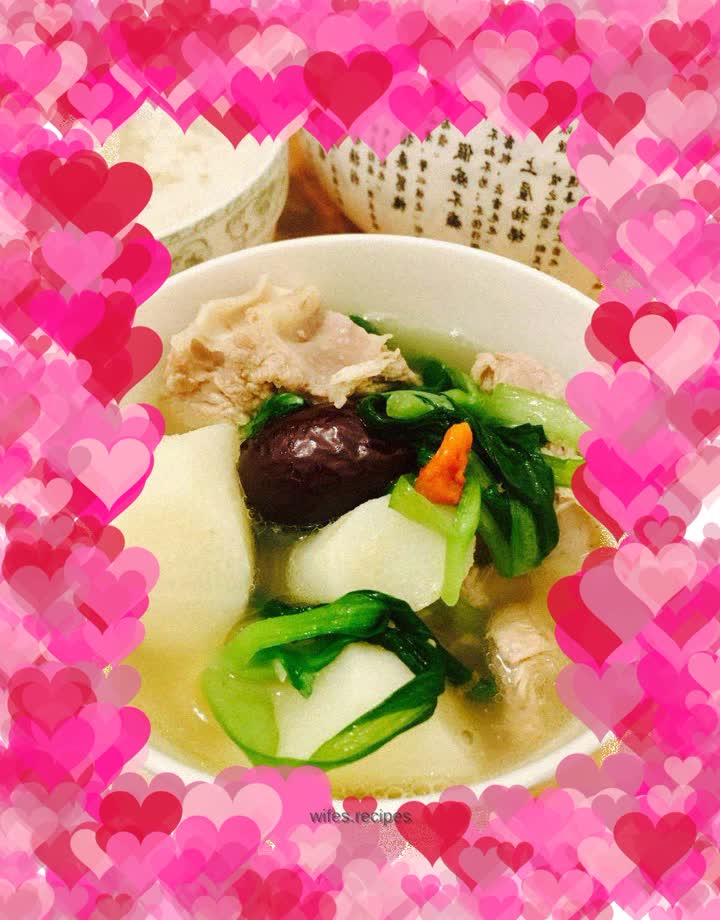 Spare ribs and yam soup