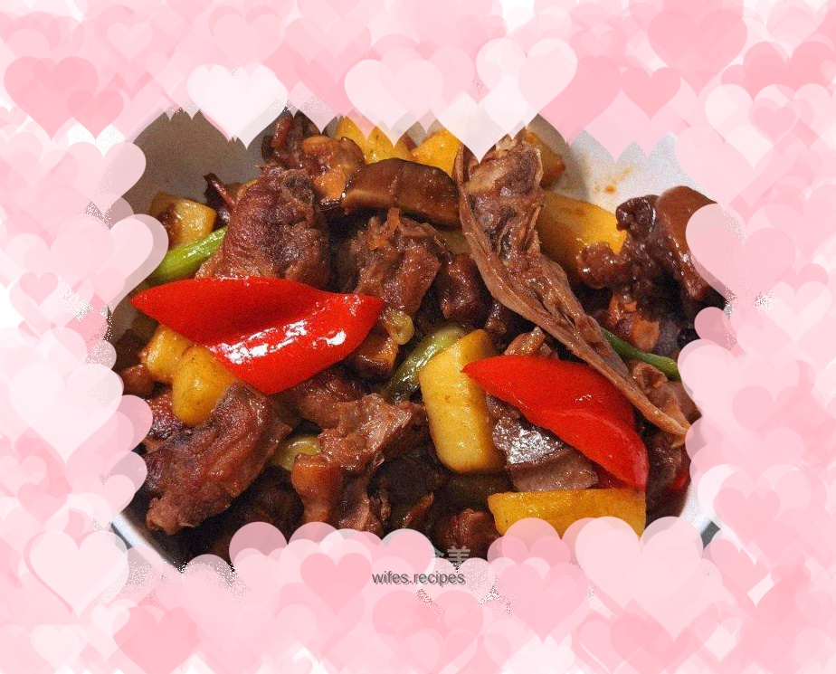 Braised Duck with Beer Potatoes