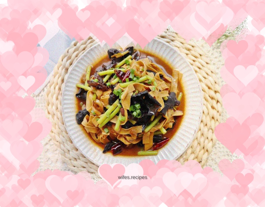 Braised tofu skin with soy sauce❗️Quick and simple low-fat home cooking