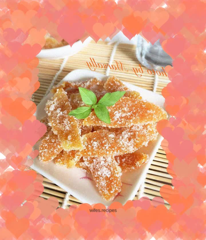 Candied orange peel