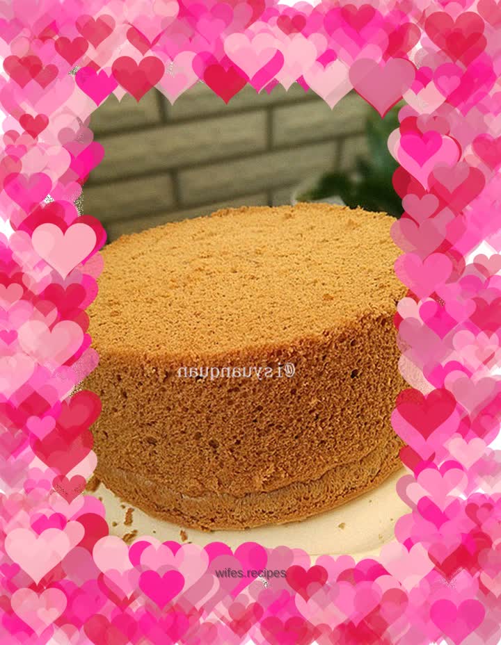 6-inch cocoa chiffon