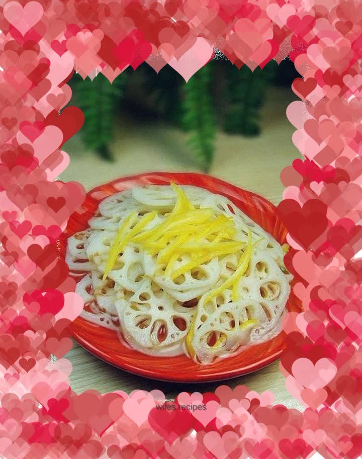 Lemon Crispy Lotus Root