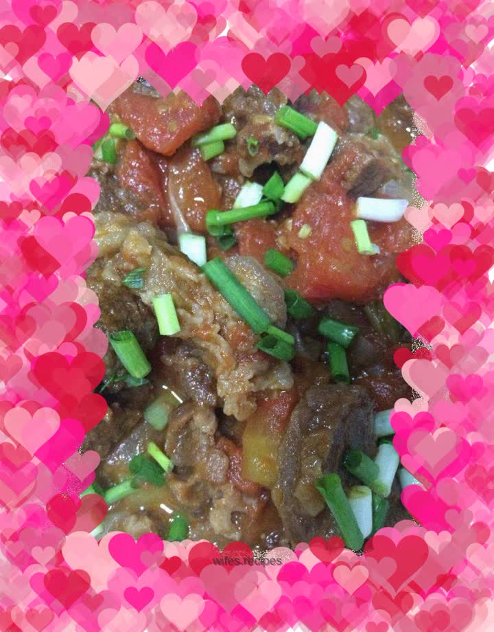 Beef Brisket Stewed with Tomatoes