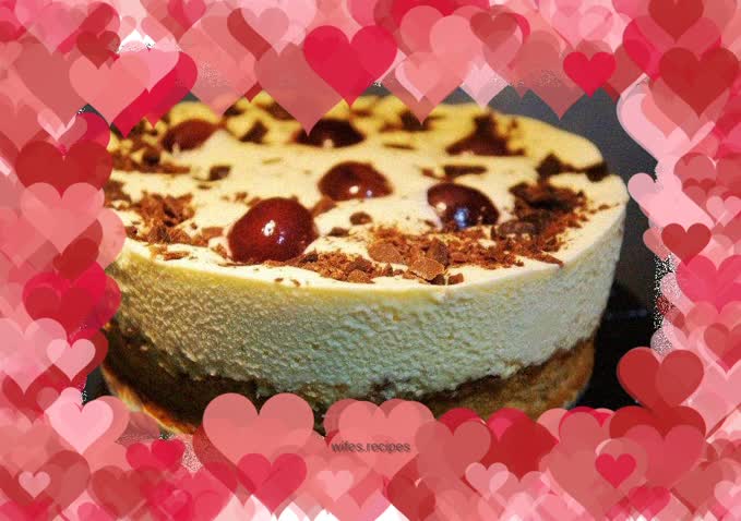 Cherry Ice Cream Cake