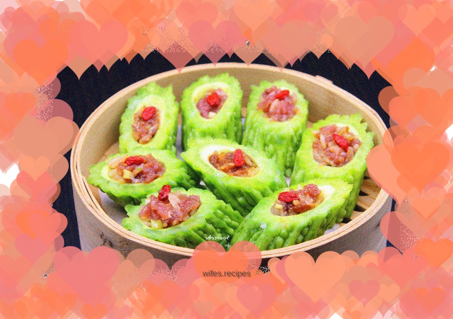 Steamed Stuffed Bitter Melon
