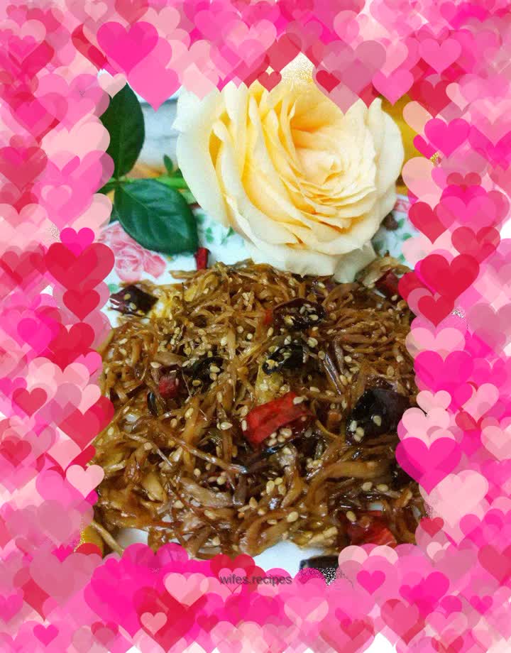 Dried king oyster mushroom