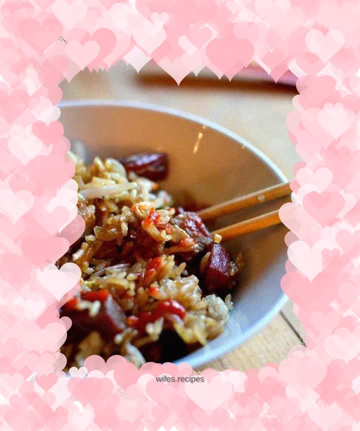 520 Love Barbecued Pork and Rice with Rice