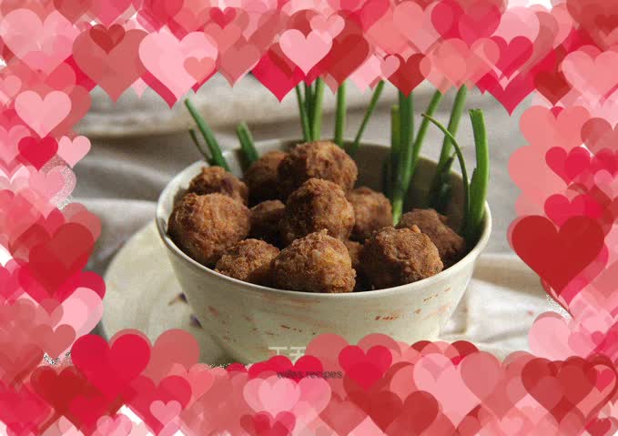 Fried meatballs