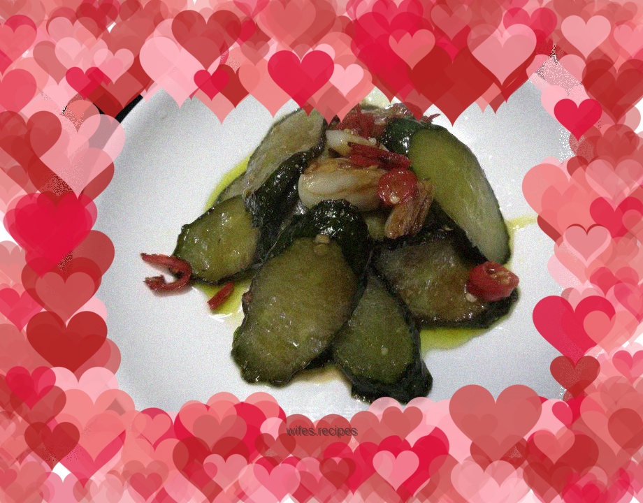 Braised cucumber