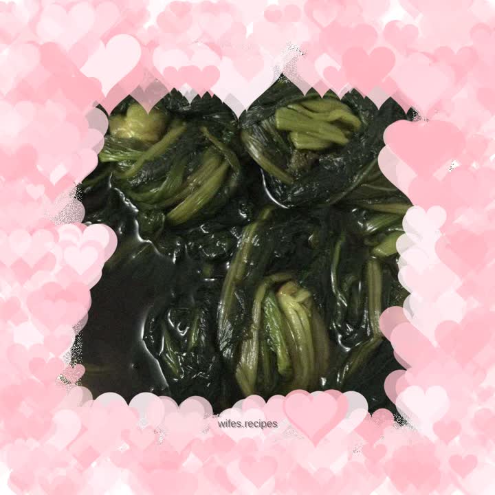 Homemade potherb mustard