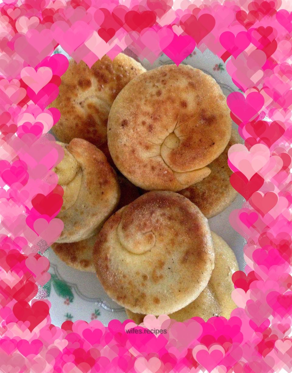 Pan-fried red bean cake