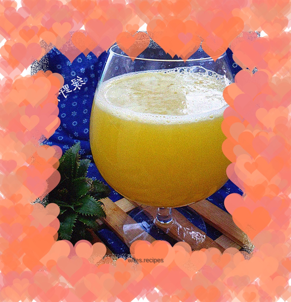 Pineapple and pear juice