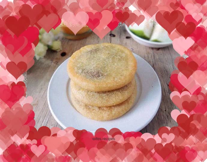 Millet bean paste cake