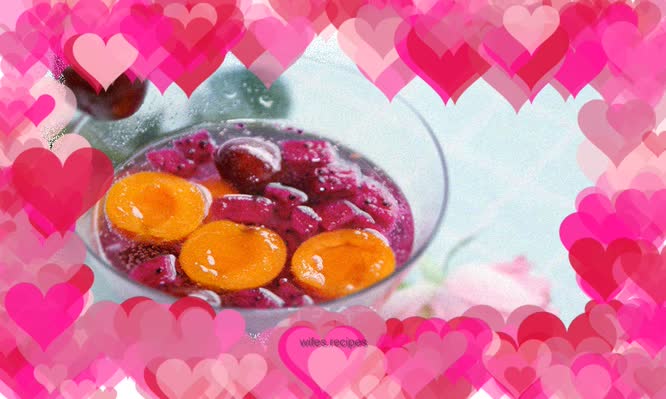 Apricot and Dragon Fruit Punch