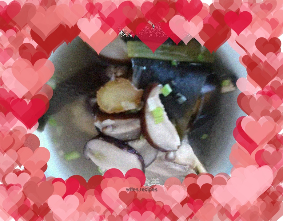 Mushroom stewed chicken