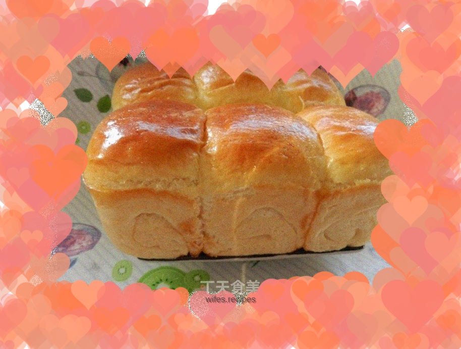 Dough mixer version of butter toast