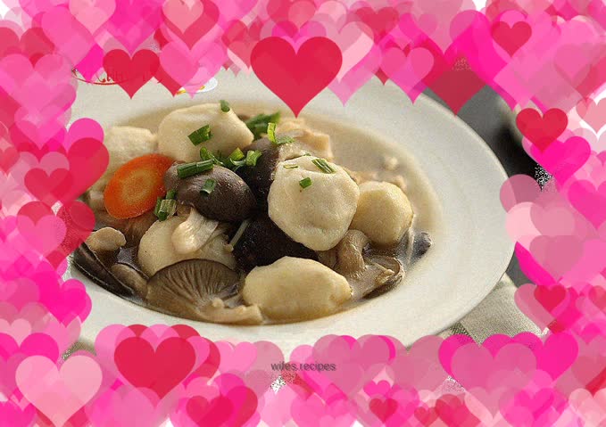 【Hubei】Braised Fish Balls with Double Mushrooms