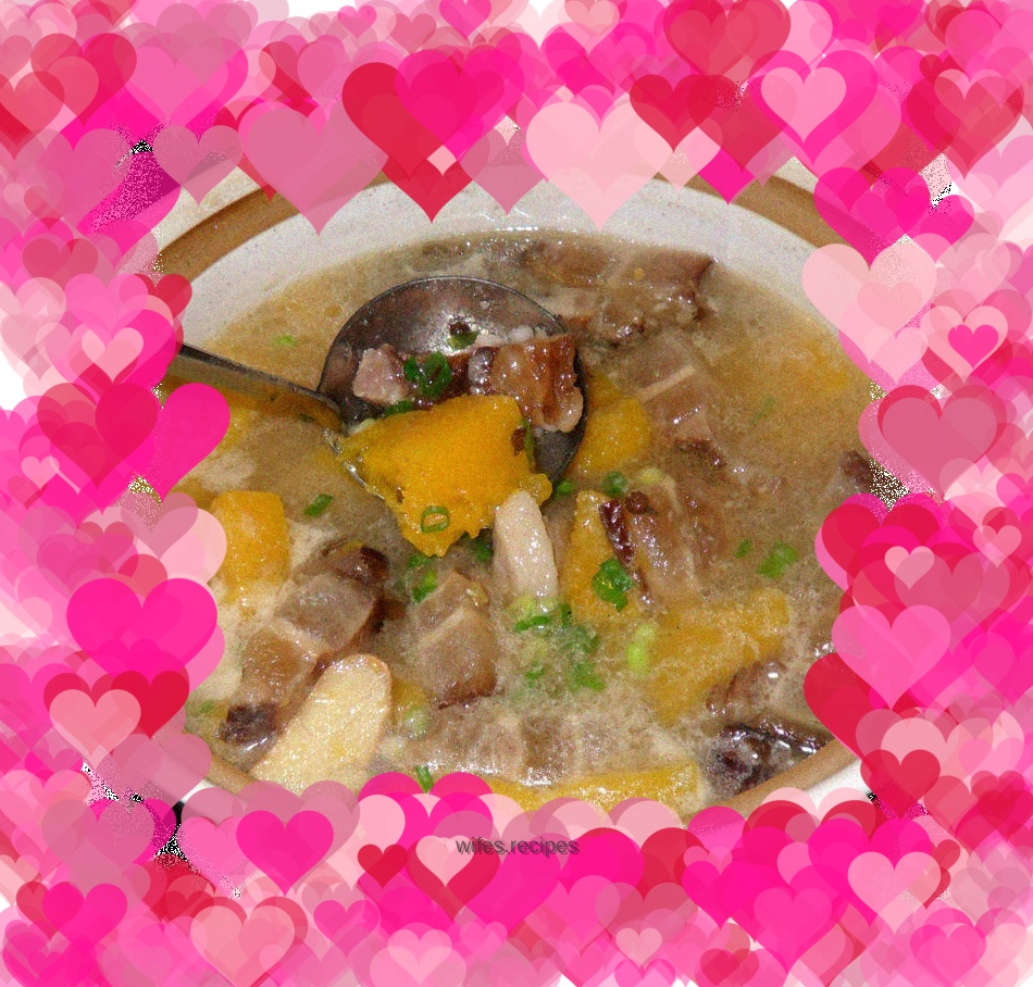 Preserved pumpkin stew