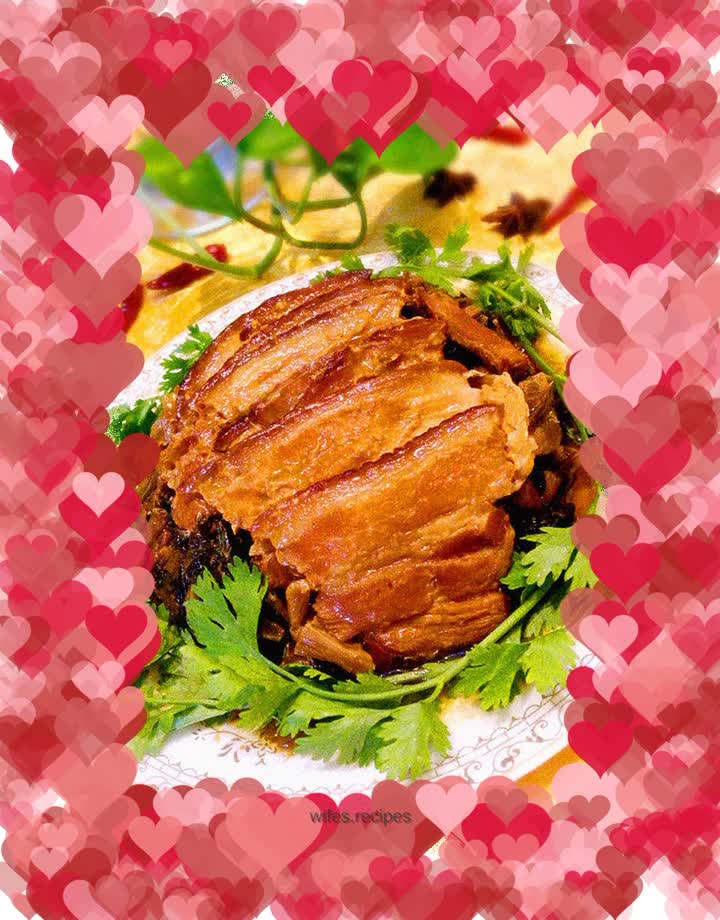 Braised pork with pickled vegetables