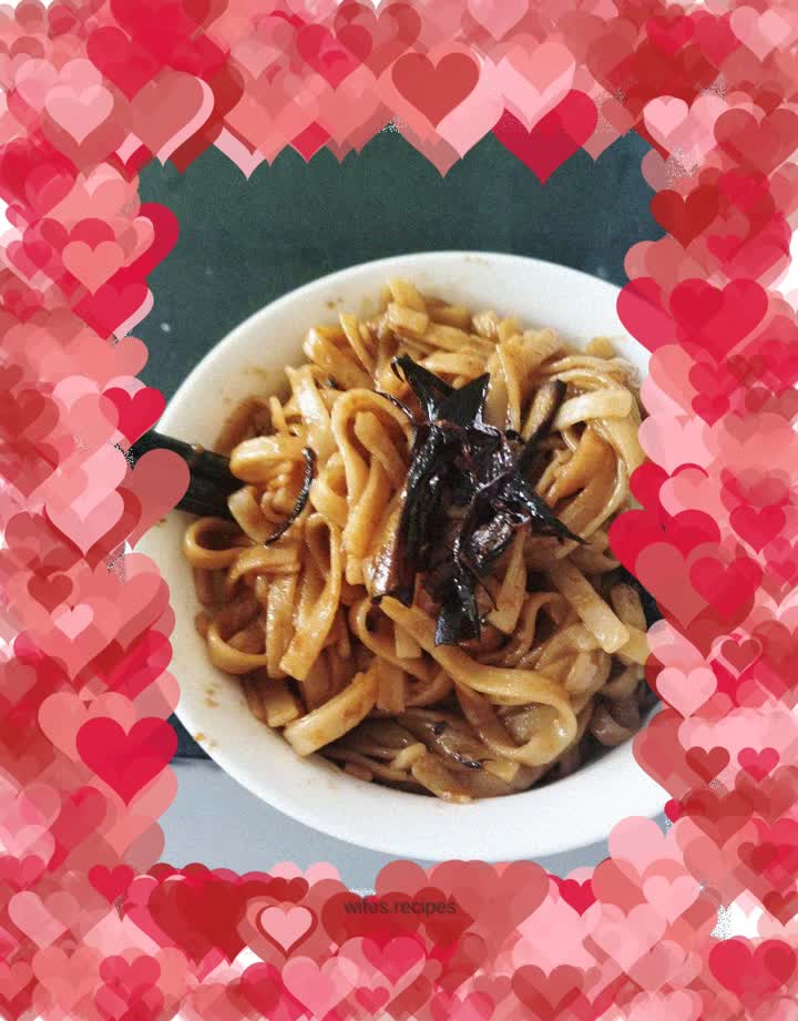 Scallion oil noodles