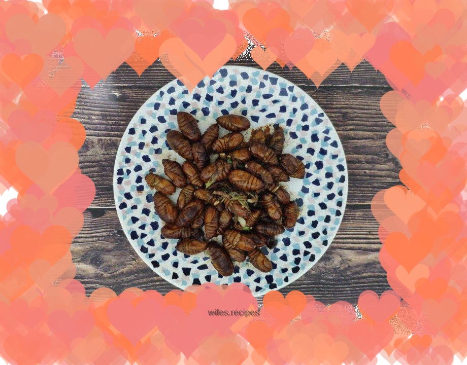 Stir-fried cocoons