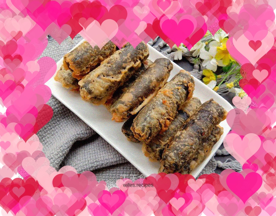 Fried Seaweed Meat Roll