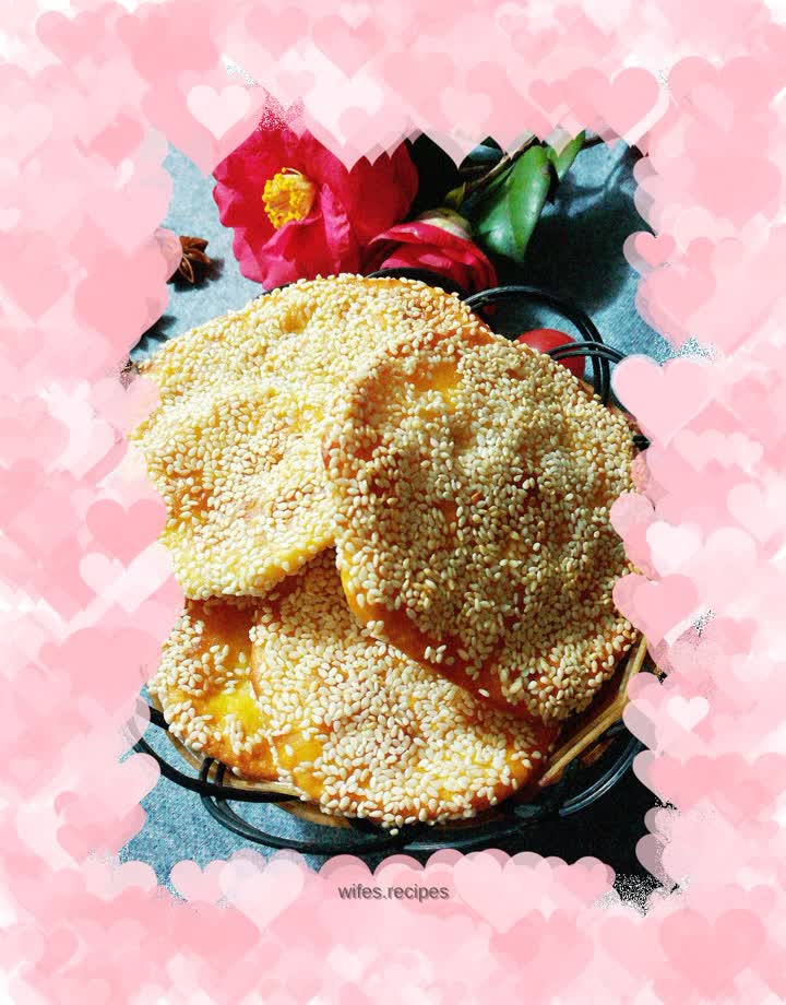 Sesame Sweet Potato Pancake