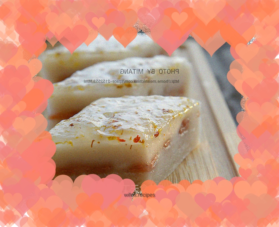 Lotus root powder and osmanthus sugar cake