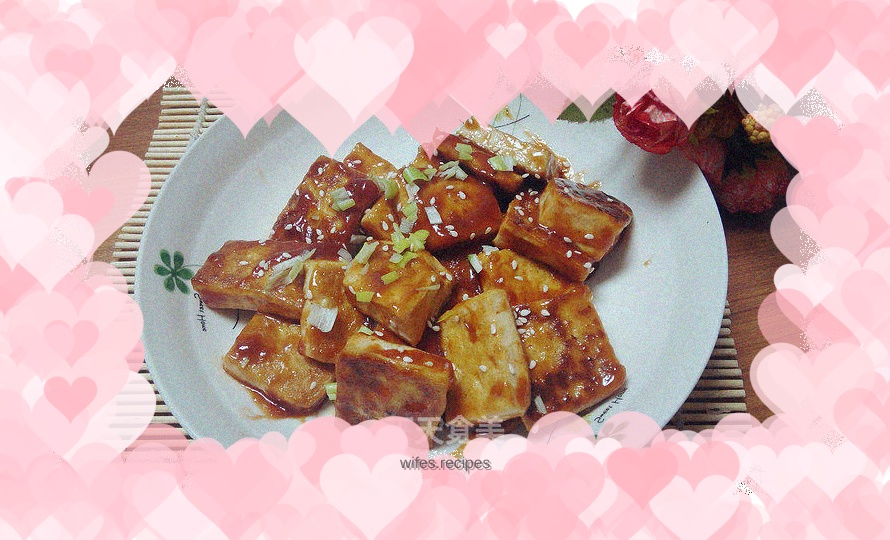 Sweet and sour tofu