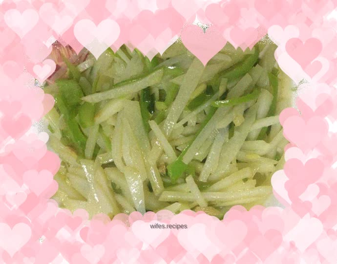 Fried shredded potatoes