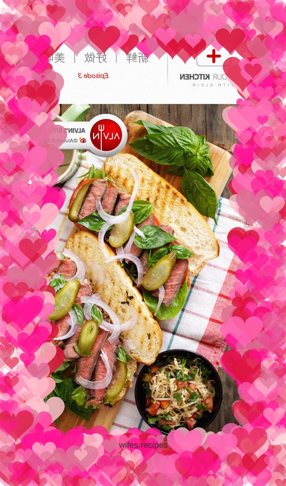 Steak Sandwich + Kuaishou Tofu Skin Cold Dishes
