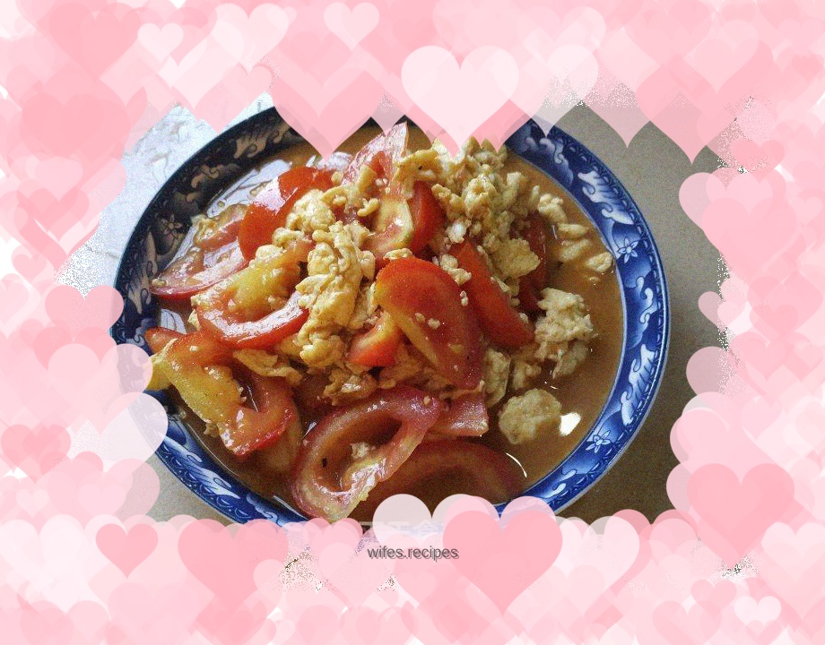 Tomato scrambled eggs