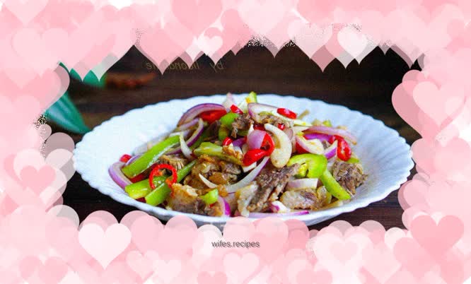 My favorite beef stir-fry in summer