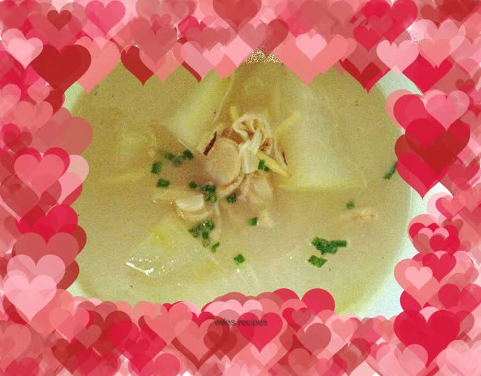 Wild scallop and winter melon soup