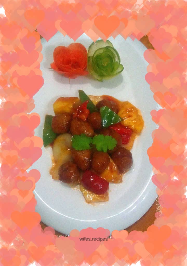 Pineapple Sour Meat Balls