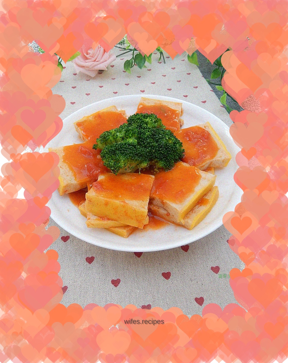 Fish Cake with Tomato Sauce