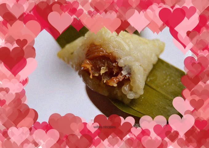 Green vegetable juice rice dumplings